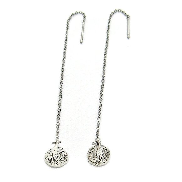 Ear Threads Dangle Candy Charms Sterling Silver - Picture 3 of 5
